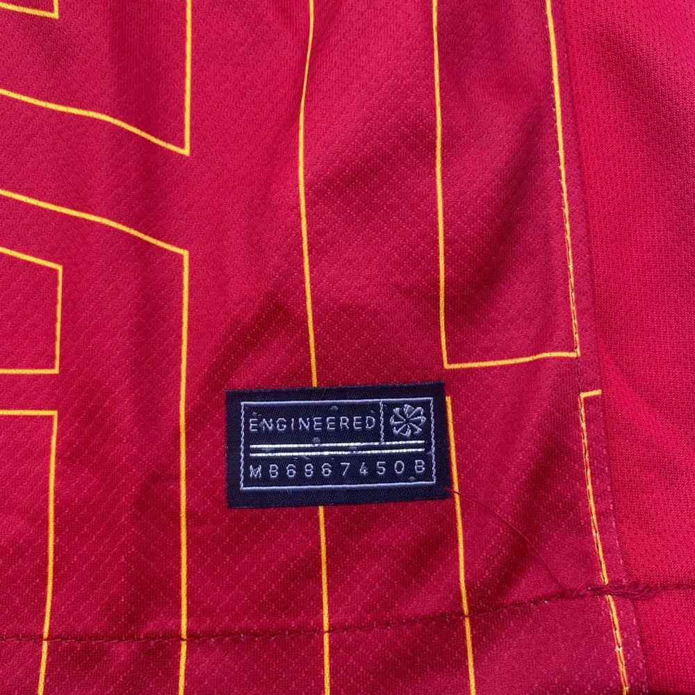 LIVERPOOL Nike Dri-FIT Home Jersey Mens XL Red Yellow Geometric Soccer Shirt NEW
